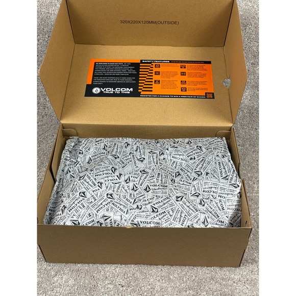 Volcom Workwear Hybrid Skate Inspired Workshoe Women's Sz 9 Black Composite Toe - Picture 15 of 16